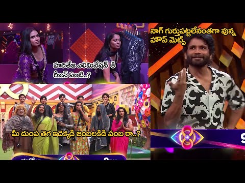 Bigg BossTelugu8 todayepisode70Review|hariteja eliminate ki reason emiti| jamabalakidi pamba task