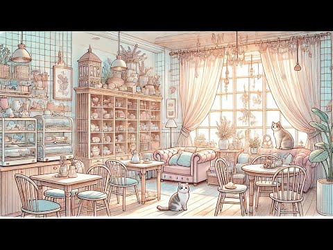 🎧 Cozy Café Lofi ☕ | Soft Beats for Studying & Relaxing 🌿