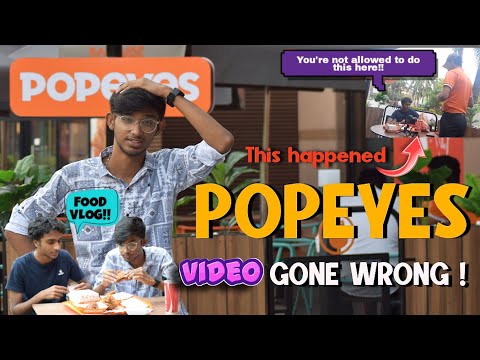 Popeyes Review 🧡 | Gone wrong 😑 | Sg vlogs 🧿💜