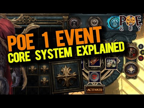 [PoE 1] NEW PATH OF EXILE 1 EVENT: THE CORE SYSTEM EXPLAINED / "ATLAS SKILL TREE CONDENSED IN IDOLS"