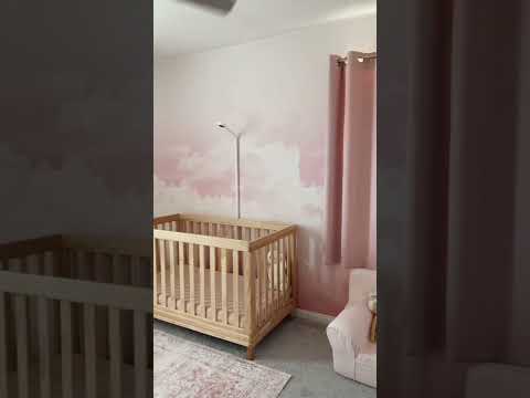 Creating a Dreamy Nursery with Pink Clouds Wallpaper | Yvette’s Nursery Transformation 🌸✨