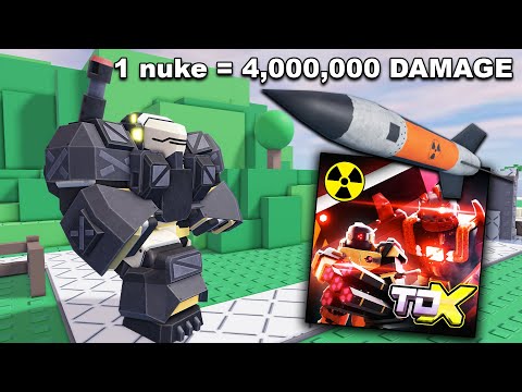 NEW NUKES in Tower Defense X | ROBLOX