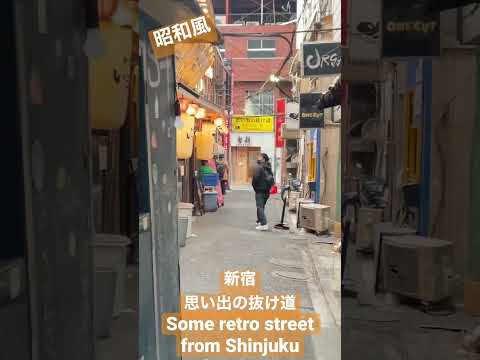 新宿　思い出の抜け道　/ Some retro street of Shinjuku