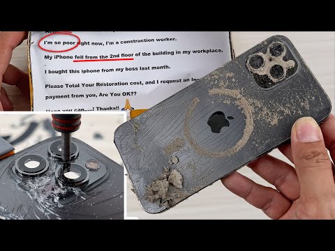 My poor fans🙈| Restoring DESTROYED iPhone 12 Pro Max Cracked - Can It Be Fixed? Let's Check