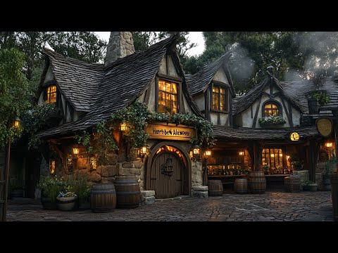 Relaxing Medieval Music - A Medieval Tavern is Preparing to Open its Doors to Customers at Night.