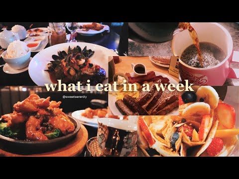 food vlog🥞 realistic what i eat in a week (eating out & mexican food)