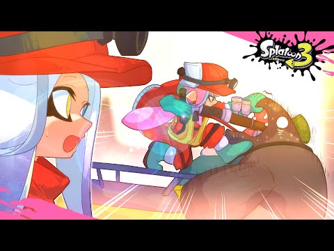 [Splatoon comic] Shot in the mouth [Please switch on Eng sub]