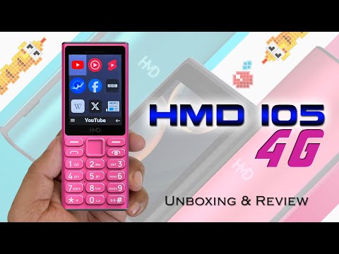 HMD 105 4G Keypad Phone Unboxing and Review with UPI, Multimedia under ₹2199/-