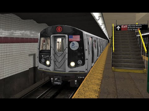 R160A Siemens (G) Train from Church Ave to Court Square and Back | OpenBVE