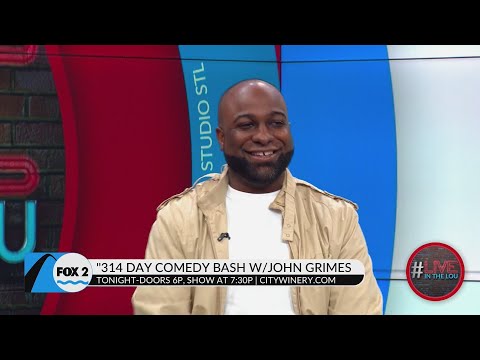 Comedian and St. Louis native John Grimes hosts 314 Day show!