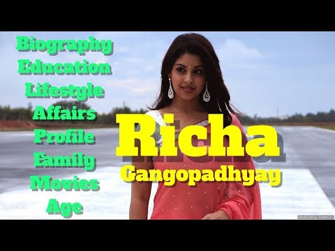 Richa Gangopadhyay Biography | Age | Family | Affairs | Movies | Lifestyle and Profile