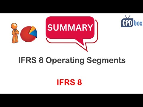 IFRS 8 Operating Segments summary - applies in 2025