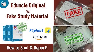 Unboxing Eduncle Study Material | Original Vs Fake Product | How to Spot Difference & Report