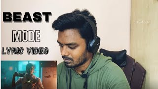 BEAST MODE lyric video | StarkKarthi | BEAST | tamil #beast #song #vijay #tamil