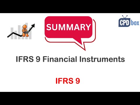 IFRS 9 Financial Instruments summary - applies in 2025