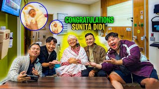 Surpising @SunitaRaiShrestha ‘s New Born Baby With The Most Unexpected Gift ||Kati khusi 😭❤️❤️