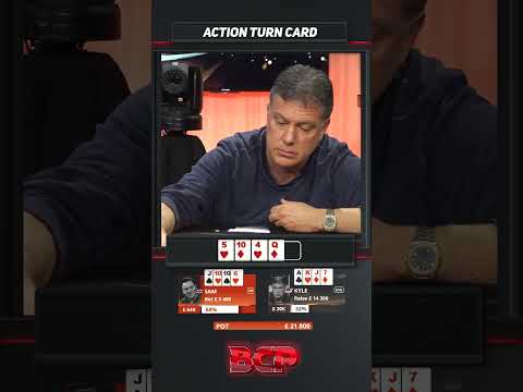 Action Turn Card $200/$400 High Stakes Poker