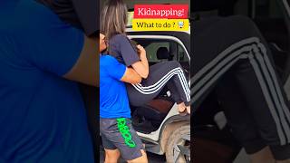 3 ways of self defence in kidnapping situation in car ! #shorts #womensafety #omjiujitsu