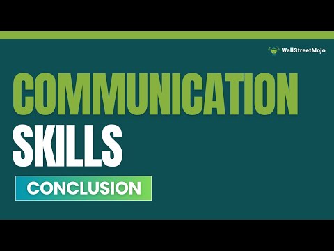 Conclusion & Next Steps 🚀✨ | Wallstreetmojo Communication Skills Series