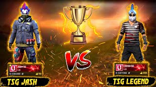 TSG JASH VS TSG LEGEND || 1 VS 1 BATTLE || MUST WATCH BEST VS BEST || EPIC HEADSHOT 🔥