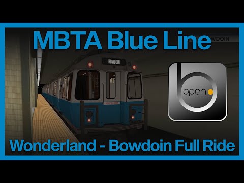 MBTA Blue Line 0622 Ride From Wonderland To Bowdoin Open BVE