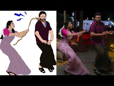 Godari Gattu Meeda Rama Chilaka Full Song | Sankranthiki Vasthunam | Venkatesh | Drawing meme | 2d