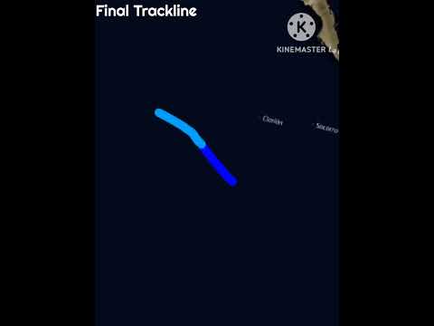 Track Of Tropical Depression 01E 2020 #cyclone #hurricane #fyp #tropical