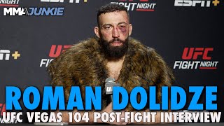 Roman Dolidze Calls Out Israel Adesanya, Robert Whittaker After Main Event Win | UFC Vegas 104