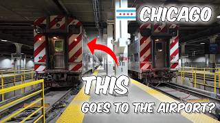 I Took Chicago's SECRET Airport Train!