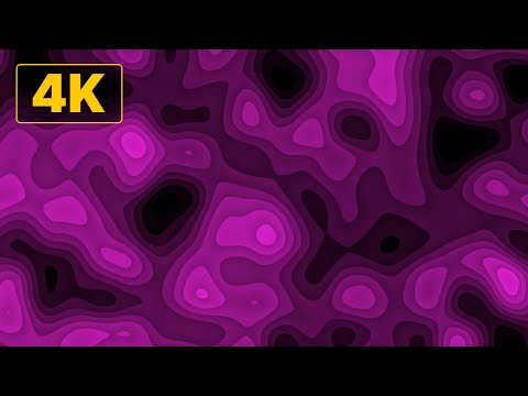 Abstract Purple wave pattern| Height Map Footage | 2h 4k Background