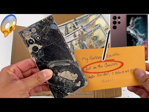 😬Oh my fans😭 Restoration Samsung Galaxy s22 Ultra Broken Phone