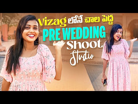 Vizag లోనే చాల పెద్ద Pre wedding shoot studio 😳😱😍 || Hari Creations Vlogs ||