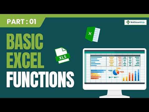 Getting Started with Excel: Basic Functions Explained | Excel Mastery Series Part 1 | Wallstreetmojo