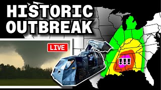 MASSIVE TORNADO OUTBREAK - ON THE GROUND