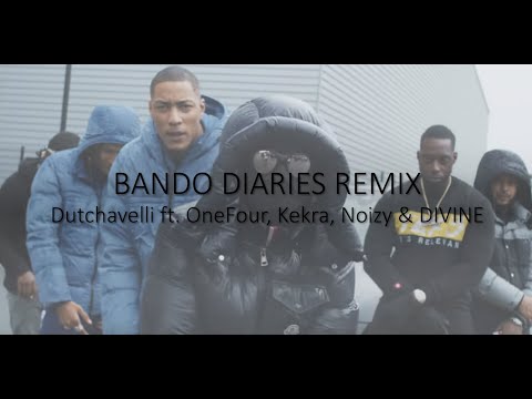 Dutchavelli ft. OneFour, Kekra, Noizy & DIVINE - Bando Diaries Remix (lyrics)