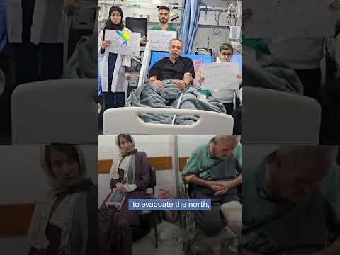 Kamal Adwan Hospital staff deliver a powerful message to the world