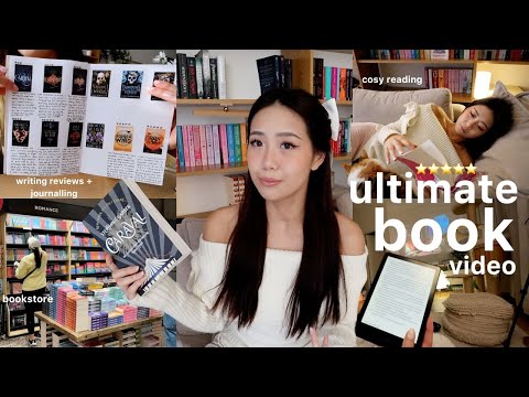 ULTIMATE BOOK video ⭐ getting out of a reading slump, bookstore shopping, cosy reading, home library