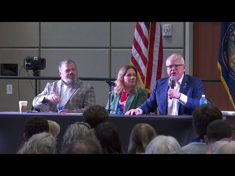 Minnesota Governor Tim Walz returns to Nebraska in district controlled by Republicans