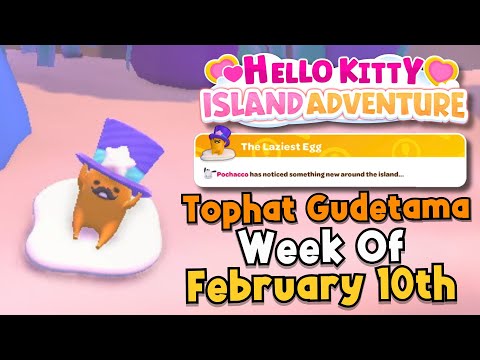 Tophat Gudetama Location For Hello Kitty Island Adventure!