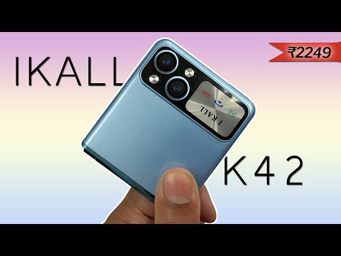 Unboxing Ikall K42 Flip Phone for only ₹2249/-