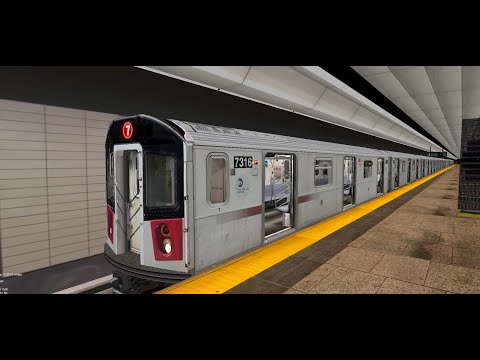 openbve: remake {7} line r188.... 34st-hudson yards to flushing main street