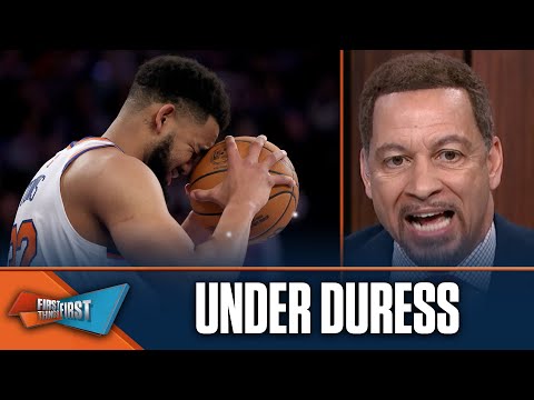 Karl-Anthony Towns is Under Duress in his return to Knicks vs. Lakers | NBA | FIRST THINGS FIRST