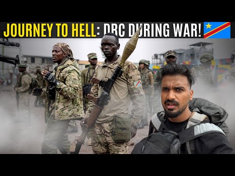 World’s WORST/MOST DANGEROUS Journey: Entering DRC during War! 🇨🇩