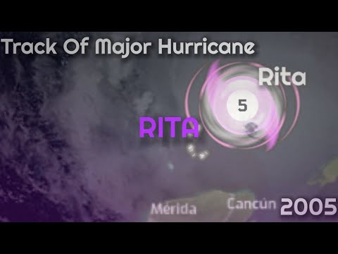 The Track Of Major Hurricane Rita |2005| •LCA•