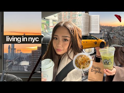 NYC day in a life | morning routine, apartment cleanup, shopping in Soho, best bagels, nyfw events