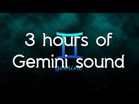 🎧 ♊ Gemini relief sound - Pure frequency of Gemini 293.66.Hz and music white noise