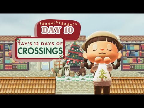 Day 10: Tay's 12 Days of Crossings // Building a Wintery Library // Animal Crossing New Horizons