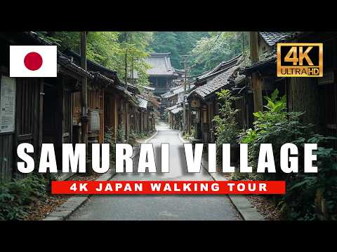 WALKING Japan's BEST KEPT SECRET Samurai Trail in 4K!