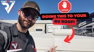 RV roof seals, Eternabond or lap sealant? A techs response.