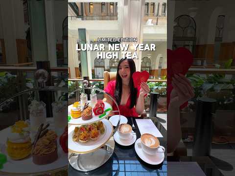 LUNAR NEW YEAR HIGH TEA 🧧🎊🫖😍 | 📍The Fullerton Hotel Sydney #sydneyfood #hightea #lunarnewyear